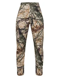Khaki Abstract Camo Wide Leg Cargo Trousers - 4