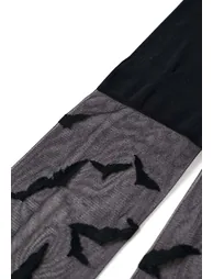 Gothic Bat Pattern Tights - 3