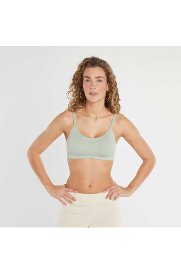 Pack of 2 ribbed bralettes BLUE