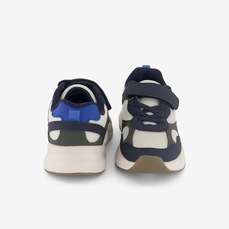 Textile Running Sneakers BLUE - 3