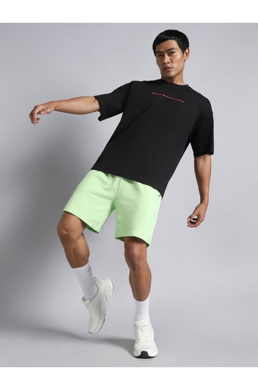 Men Lime Dance Brand Carrier Shorts