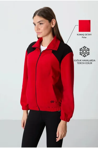 TOMMY Oversized Color Block Half-Zip Sweatshirt