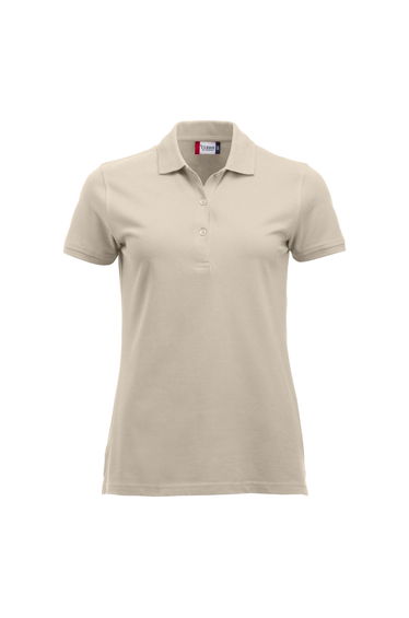 Clique Womens/Ladies Classic Marion Short-Sleeved Polo Shirt - Light Khaki
