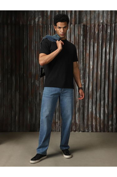 Mid Rise Regular Fit Faded Jeans