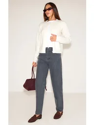 Tall Cream Knit Button Through Cardigan - 2