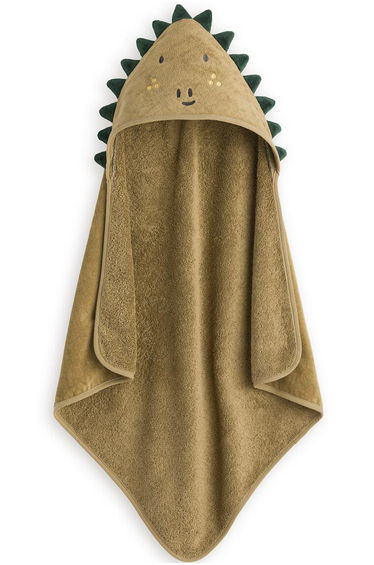 Zabou Crocodile 100% Organic Cotton Baby Bath Cape
