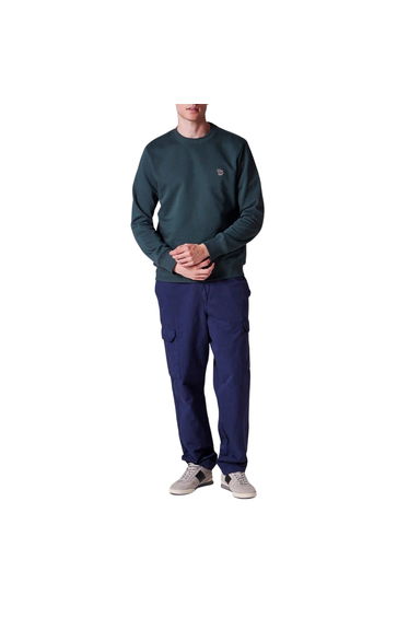 Paul Smith Mens Zebra Crew Neck Sweatshirt - Green