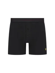 Lewis 3 Pack Button Trunk Black Multi Text Waistband - 1