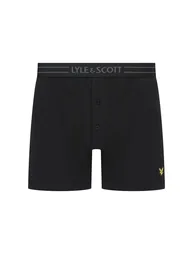 Lewis 3 Pack Button Trunk Black Multi Text Waistband - 2