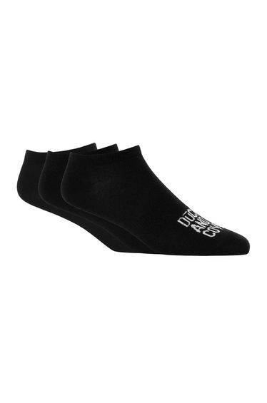 Duck and Cover Mens Fubel Trainer Socks (Pack of 5) - Black