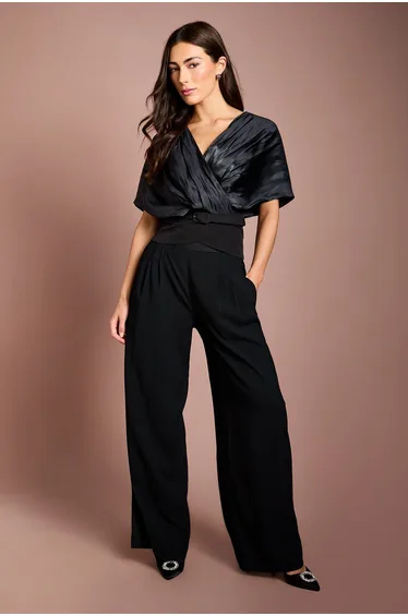 V Neck Cape Sleeve Top
