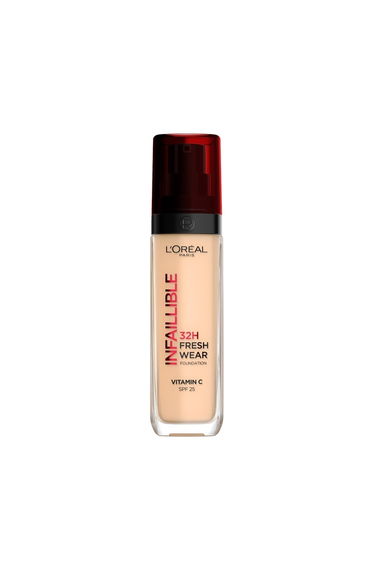 L'Oreal Paris Infallible 32H Fresh Wear Foundation |100 Linen