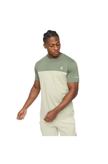 Crosshatch Mens Castlebay T-Shirt - Light Olive