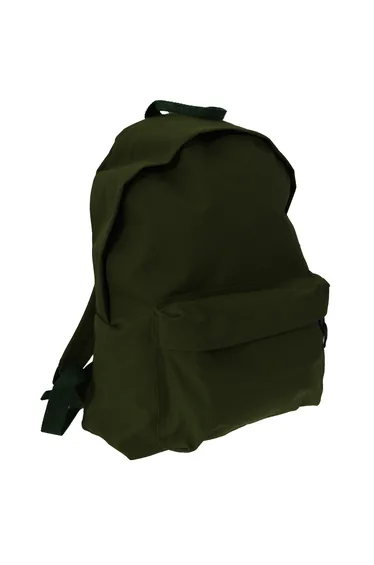 Bagbase Fashion Backpack / Rucksack (18 Litres) (Pack of 2) - Olive