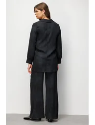 Mizalle Pocket Detailed Buttoned Long Tunic - 4