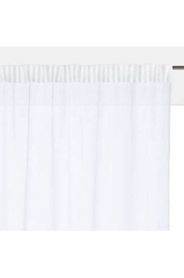 Limpo Single Voile with Gathered Header