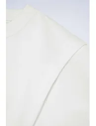 سويتشيرت ميكاس أبيض بأكمام طويلة - 1