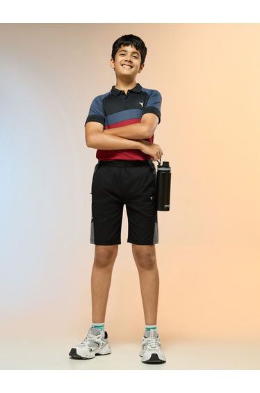 Boys Slim Fit Sports Shorts with TS FLEXI