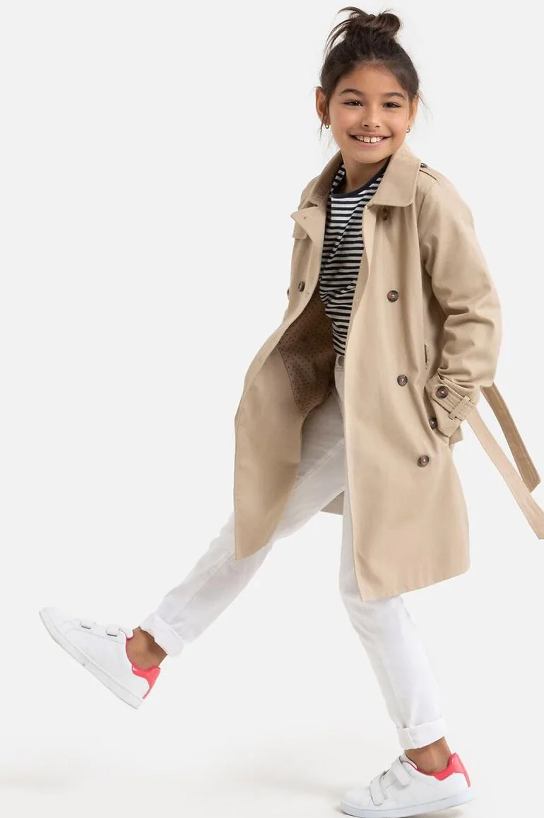 Cotton Belted Trench Coat