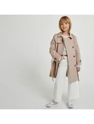Cotton Belted Trench Coat - 5