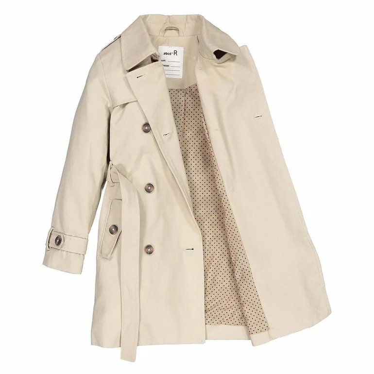 Cotton Belted Trench Coat - 3