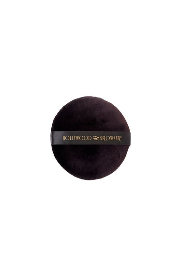 Hollywood Browzer Luxury Cosmetics Puff - Single - Black