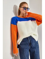 Women's Thessaloniki Knit Crew Neck Knitwear Sweater - 1
