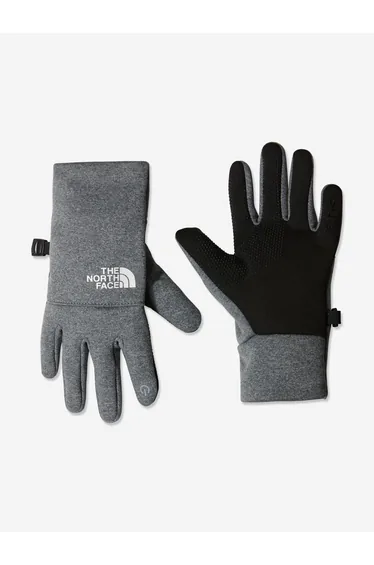 The North Face Kids Recycled Etip Gloves in Grey