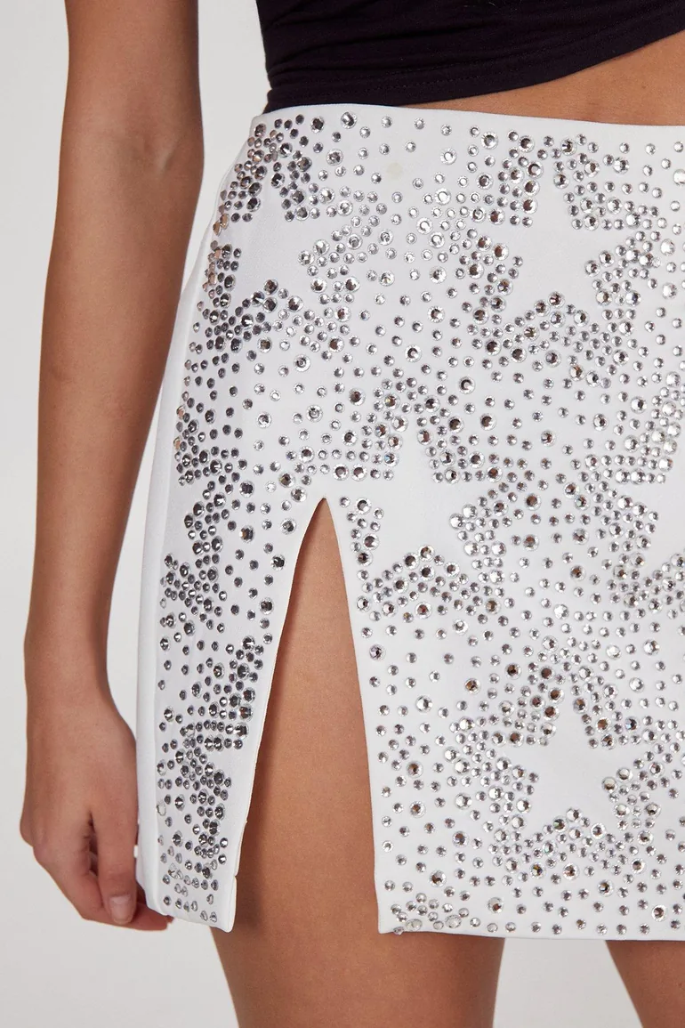 AM Star Diamante Detail Skirt - 3