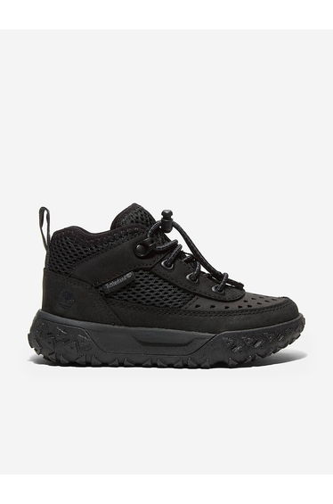 Timberland Boys Greenstride Motion 6-Mid Lace Up Trainers in Black