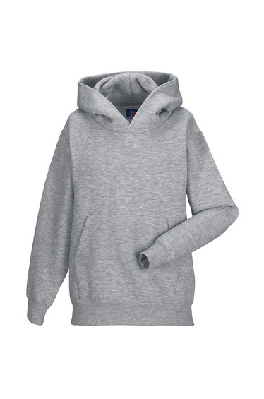 Jerzees Schoolgear Childrens Hooded Sweatshirt - Light Oxford