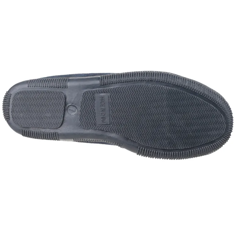 Cotswold Suede Alberta Slipper / Mens Slippers - Navy - 2
