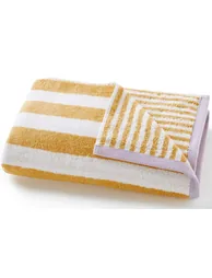 منشفة إستحمام قطن مخططة - 1