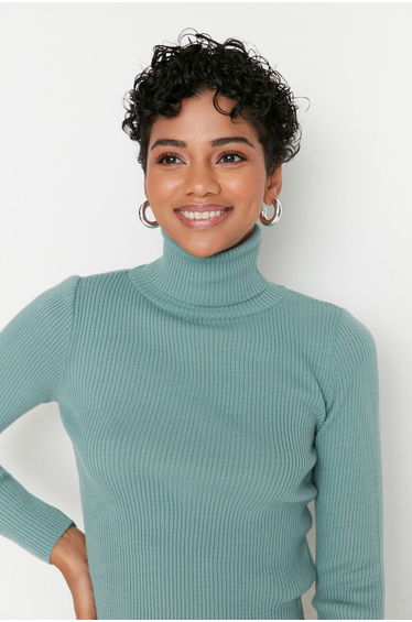 Mint Basic Turtleneck Knitwear Sweater