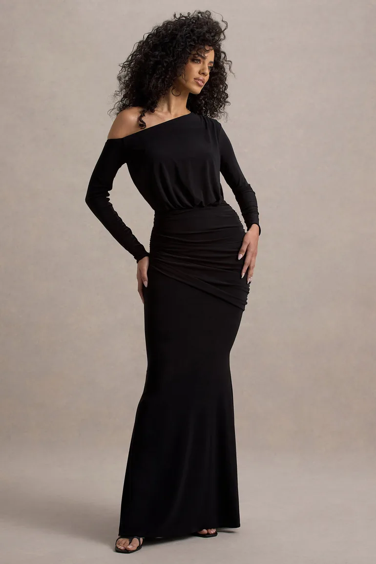 deanna long sleeve gathered maxi dress product info and reviews deanna long sleeve gathered maxi dress product info and reviews Deanna Long Sleeve Diamante Maxi Dress -