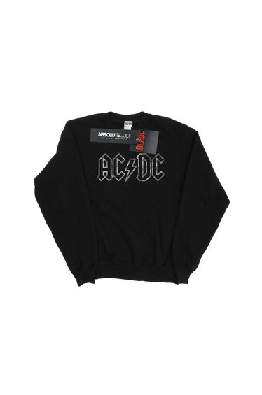 AC/DC Boys Jagged Logo Sweatshirt - Black