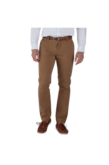 Raging Bull Mens Tapered Leg Chinos - Brown