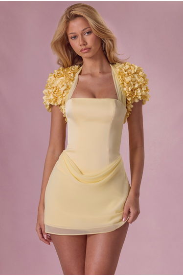 Cropped Bolero in Butter Yellow