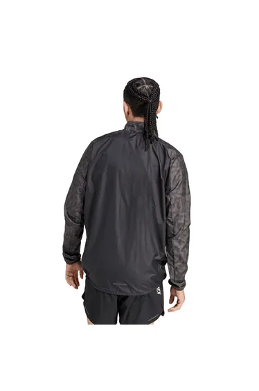 Men's adidas Terrex Trail Running Wind Jacket in Grey