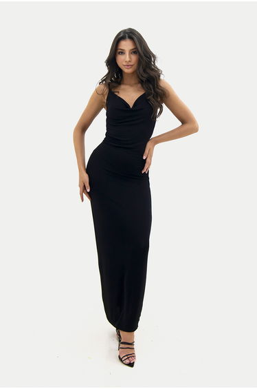 Black Glitter Dress