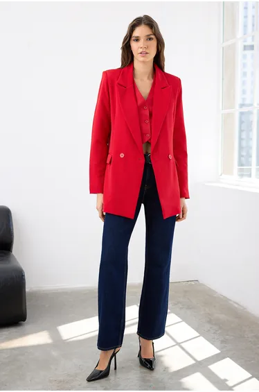 Blazer - Red - Regular fit