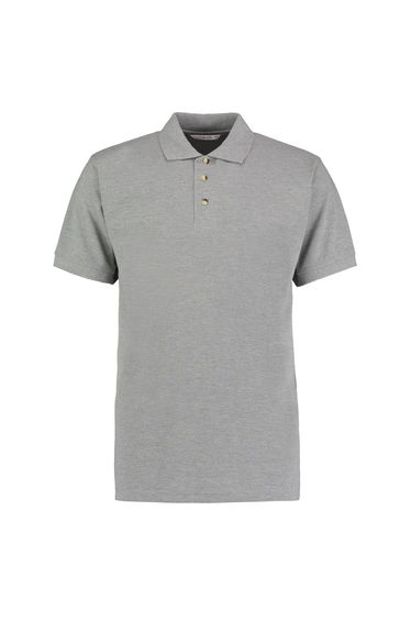 Kustom Kit Workwear Mens Short Sleeve Polo Shirt - Heather Grey