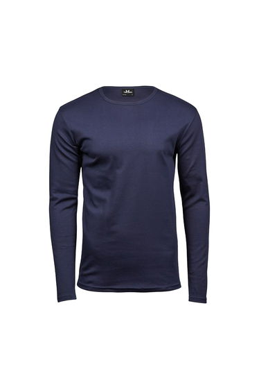 Tee Jays Mens Interlock T-Shirt - Navy