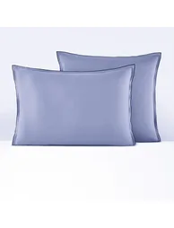 غطاء وسادة قطن سادة - 1