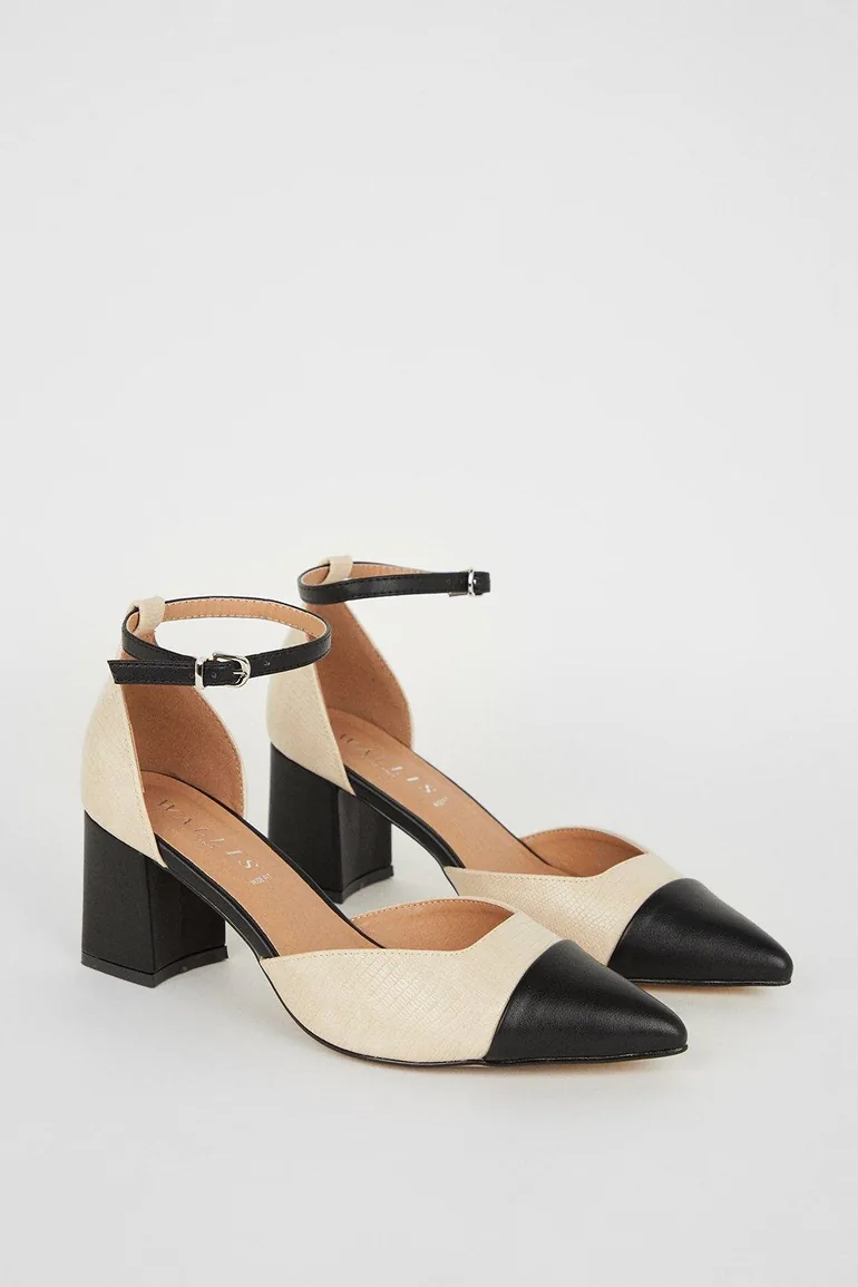 حذاء كعب بمفدمة مدببة  - 2