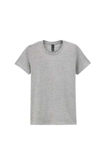 Gildan Womens/Ladies Softstyle Plain Midweight T-Shirt - Sport Grey