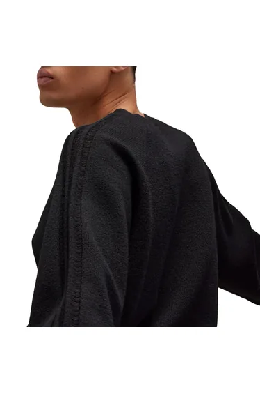 سويتشيرت واي 3 أسود بأكمام طويلة