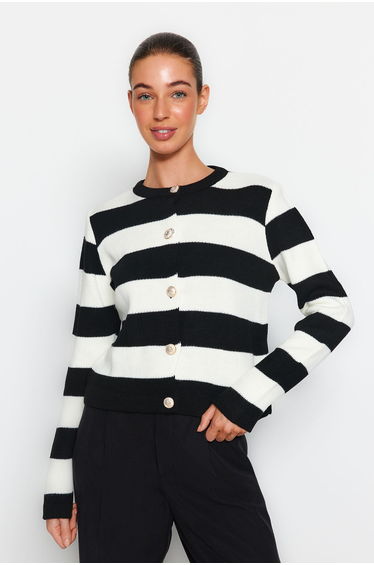 Cardigan - Ecru - Regular fit
