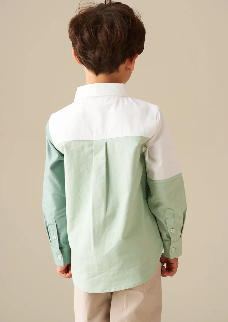 Jude Colour Block Oxford Shirt - 2