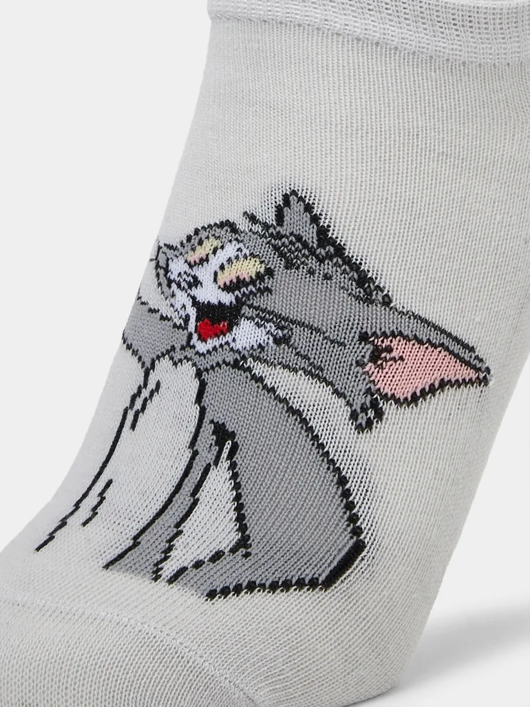 Boys Set of 3 - Tom and Jerry Ankle Socks - 2